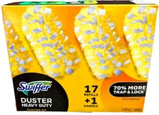 Swiffer Heavy Duty Dusters Dusting Kit 1 Handle + 17 Refills 2X Dusting Power