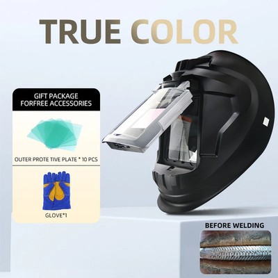 Large Window Welding Mask/Protective Mask for Welders/Full Protection/Clamshell
