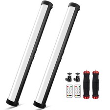 2 Pack RGB Led Video Light Stick Wand, 2600-9600K Photography Lighting, 5000m...