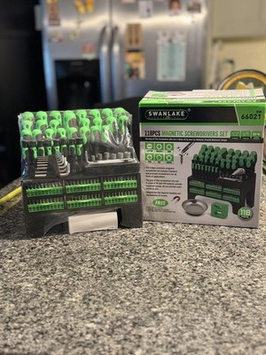Brand New 118pc Magnetic Screwdriver Set Swanlake Tool Kit | eBay