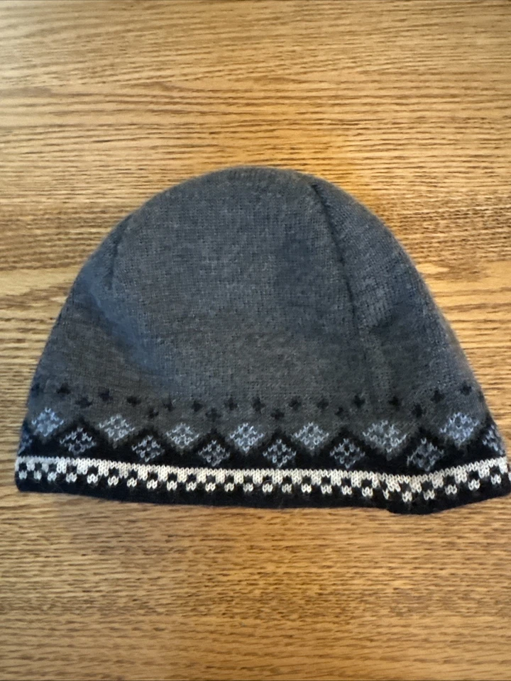 Swix Beanie Knit Hat Ski Cap Cross Country Skiing Fair Isle Wool Made In Canada - Image 2 of 4