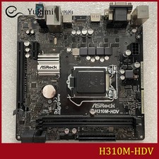 FOR ASROCK H310M-HDV Socket 1151 DDR4*2 64GB Micro ATX Motherboard Test OK