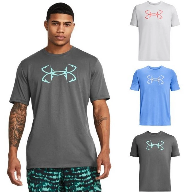 Under Armour 1331197 Men's UA Fish Hook Logo Short Sleeve Graphic T-Shirt
Opens in a new window or t