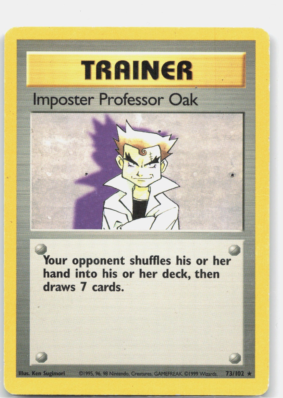 Imposter Professor Oak Rare Base Set 073/102 LP