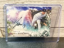 [OBO/MSG]Bbm2021 Wataru Matsumoto Autograph   Number 1