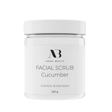 Amira Beauty Cucumber Facial Wash Scrub Skin Brightening Exfoliator Cleanser 7OZ