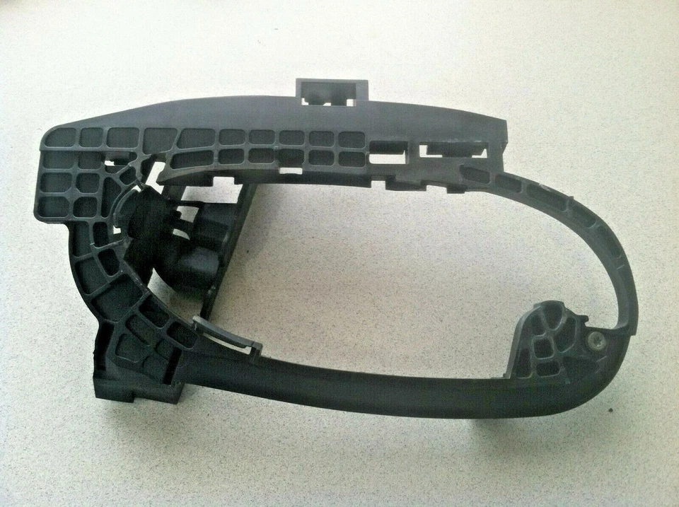 BMW 750i 750Li E65 E66 2004-2008 ~ cubierta del sistema de cierre de puerta exterior trasera derecha Foto 2 de 3