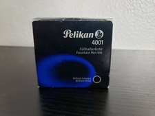 Fountain Pen Ink -New Full Pelikan 4001 Brilliant Black Bottle Ink RB8E