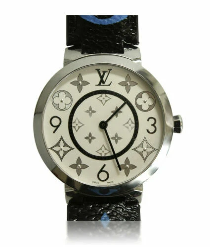 Caso de Prata Prata Louis Vuitton Relógios de Pulso