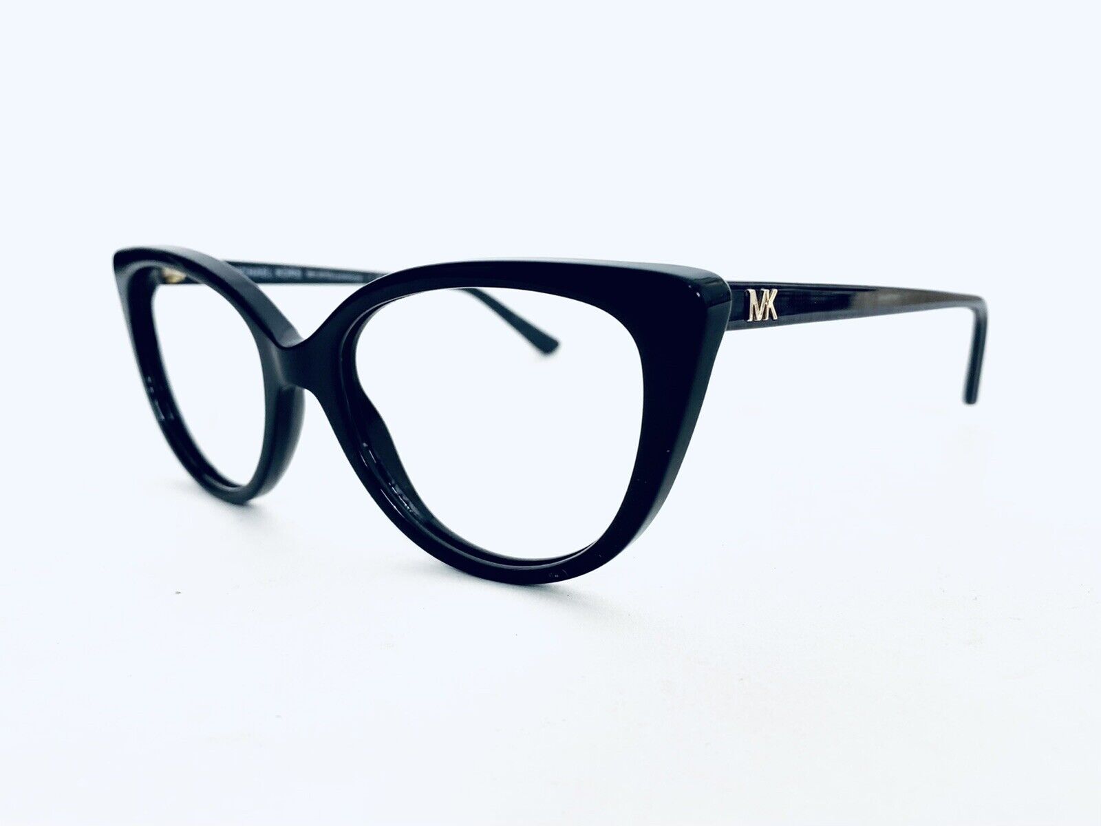 Michael Kors Black Cats Eye Glasses w Gold Accent MK4070 3005 52 17 140 |  eBay
