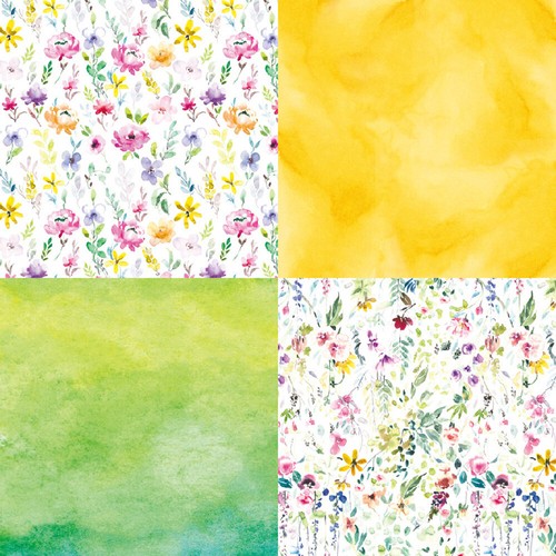 12x 6" Rose Flower Ink Watercolor Paper Pad Scrapbooking Card Making Album Decor - Picture 6 of 7