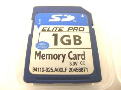 1GB Secure Digital Card HIGH SPEED ( 1 GB SD Karte ) ELITE PRO gebraucht