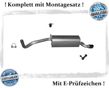 Endschalldämpfer für VW Polo 1.2 TSI Bj.09-14 Auspuff Endtopf Montagesatz