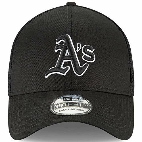 New Era 59Fifty Fitted Cap - Oakland Athletics, Black On Black, Size 7 1/2
