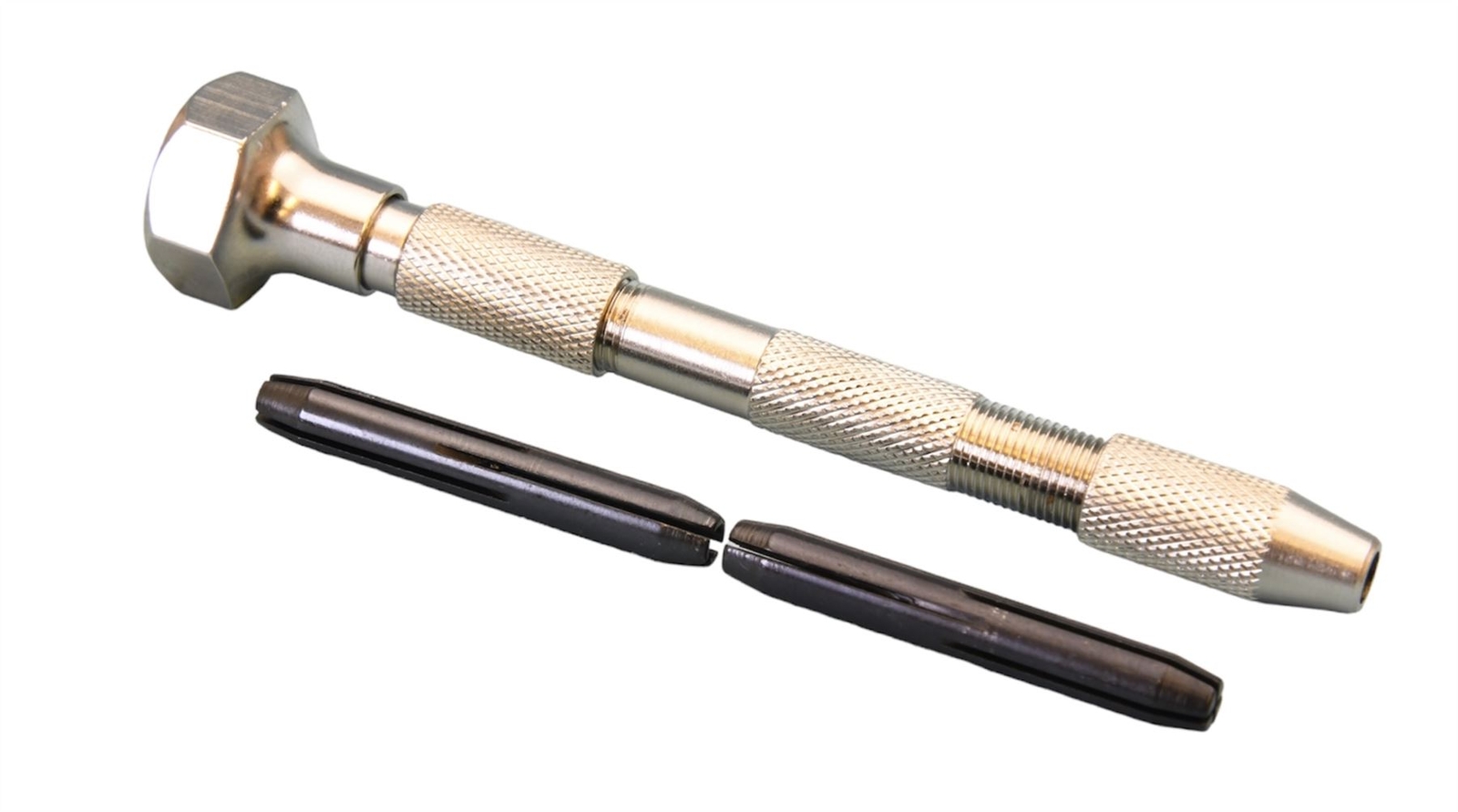 75010 Revolving Head Pin Vice With Reversible Collets