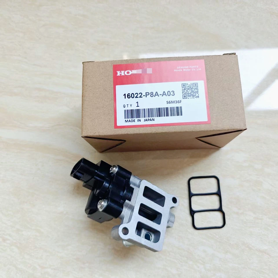 Válvula de control de aire de ralentí 16022-P8A-A01 OEM NUEVO para Honda Acura 1997-2004 Foto 2 de 4