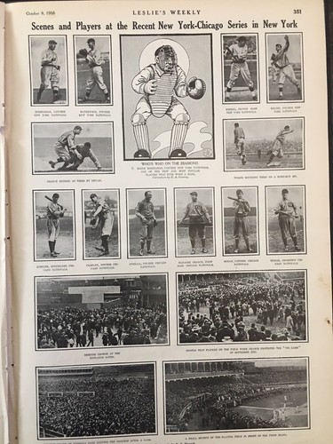 Baseball Chicago v NY NL Championship 1908 Taft Campaign Indiana Wisconsin-NZ - Bild 5 von 18