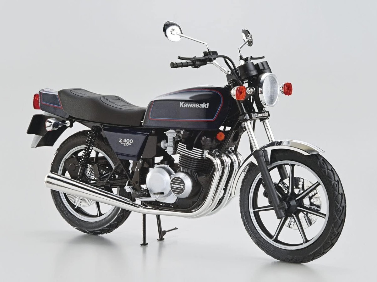 Aosima 1/12 kawasaki Z400 FX Bike Model Kit 1979 model from Japan
