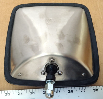 Mohawk 8 x 8 Non Convex BK Stainless Steel Mirror Assembly 2489462