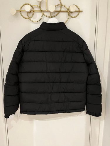 ZARA Men Black Puffer Jacket Winter 