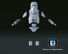 Snow Trooper Armor (No Helmet) - Galactic Armory - DIY - Painted