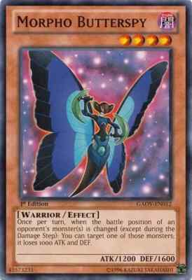 Morpho Butterspy GAOV-EN012 1st Common Moderate Play Yu-Gi-Oh DNA GAMES