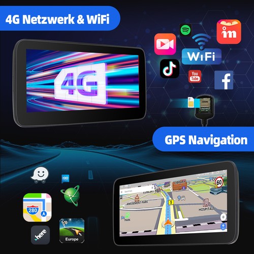 NTG4.0 Autoradio Carplay touchscreen Für Mercedes benz C Klasse W204 2008-2010 - Bild 13 von 20