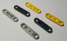 Lego 4263 Technic, Plate 1 x 4 with Toothed Ends Select Colour Pack of 2