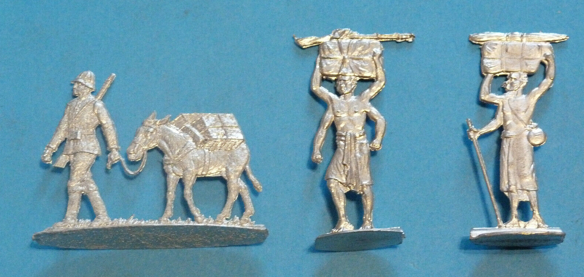 Lots De 24 Figurines En Étain - Zinnfiguren - Expédition De Chasse En Afrique, 30mm