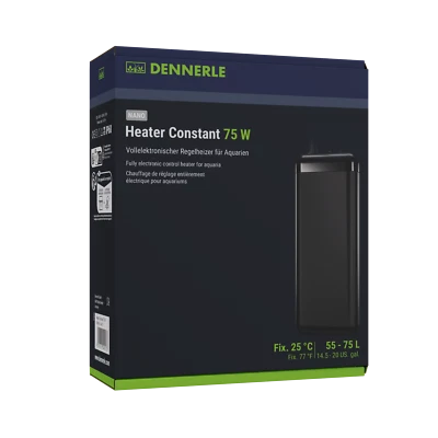 Dennerle Nano Heater Constant 75 W - Vollelektronischer Regelheizer für Aquarien