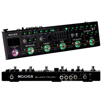 Mooer schwarz LKW kombiniertes Effekt-Pedal-Board. 6 eingebaute Effekte D