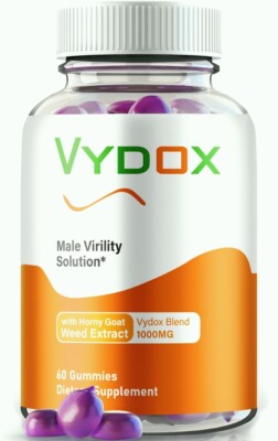 Vydox Male Gummies to Boost T-Levels for Enhanced Intimate Drive 60ct
