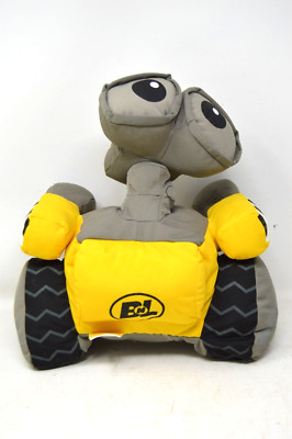 Disney Store Pixar Wall E Robot Stuffed Animal Toy 12'' Unisex Gray Yellow