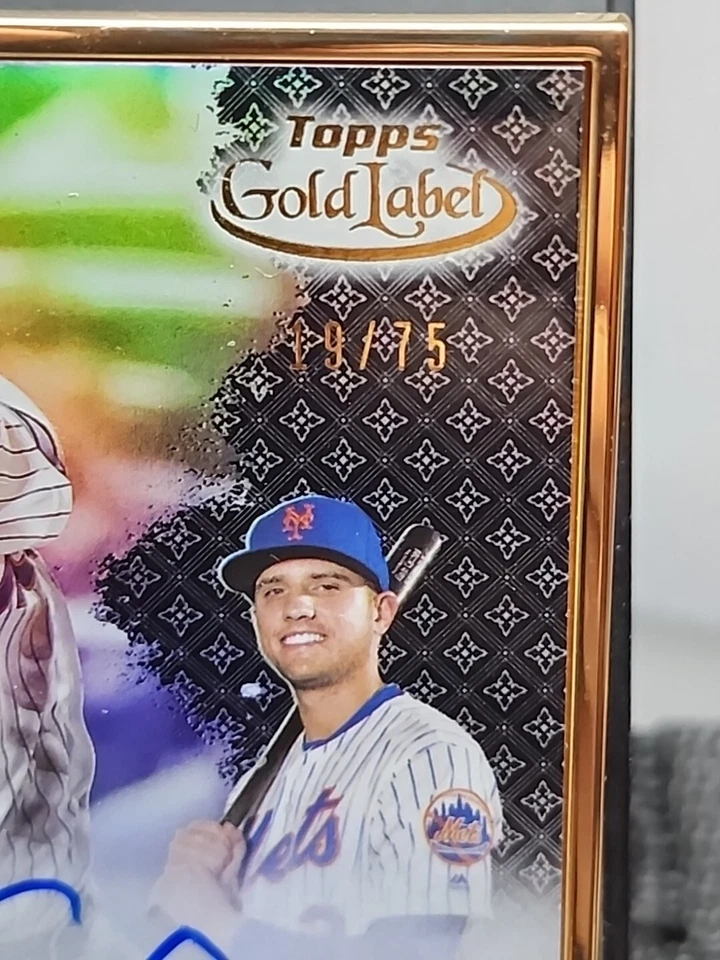 G 2017 Topps Gold Label Framed Autograph Black #FA-GC Gavin Cecchini Auto 25/75 - Image 3 of 3