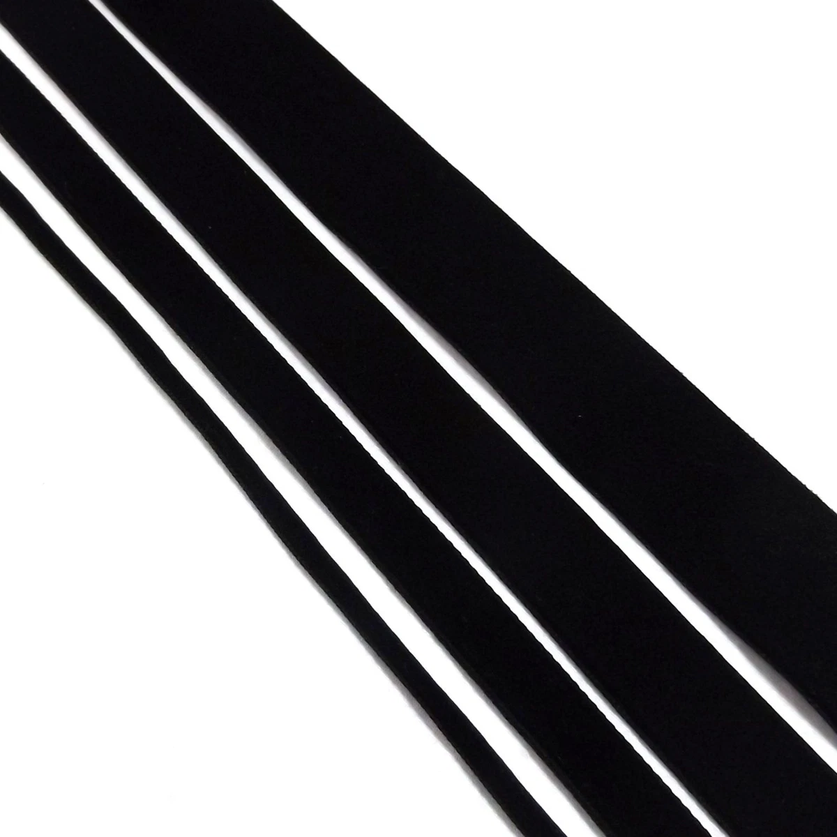 Black velvet ribbon 25 mm