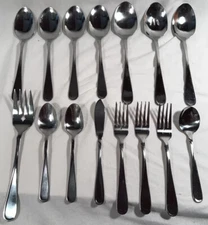 ONE pc Oneida Flight/Reliance Stainless Teaspoon Serving Spoon Meat Fork Butter 