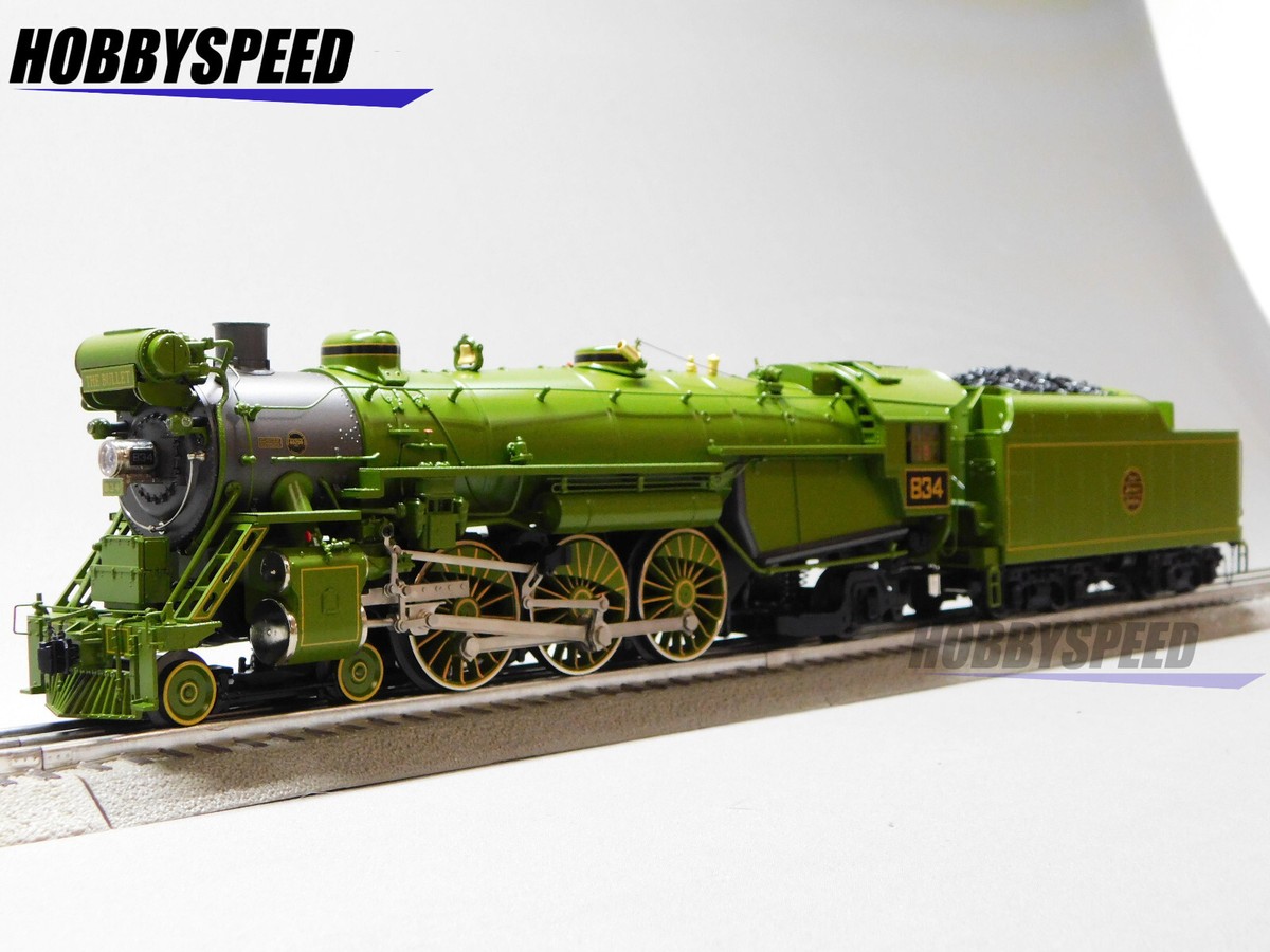 MTH PREMIER JERSEY CENTRAL PACIFIC 4-6-2 STEAM ENGINE #834 O GAUGE