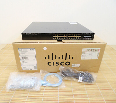 Neu Cisco WS-C3650-24TD-L Standalone Optional Stacking 24x1GbE Lan Base New Box