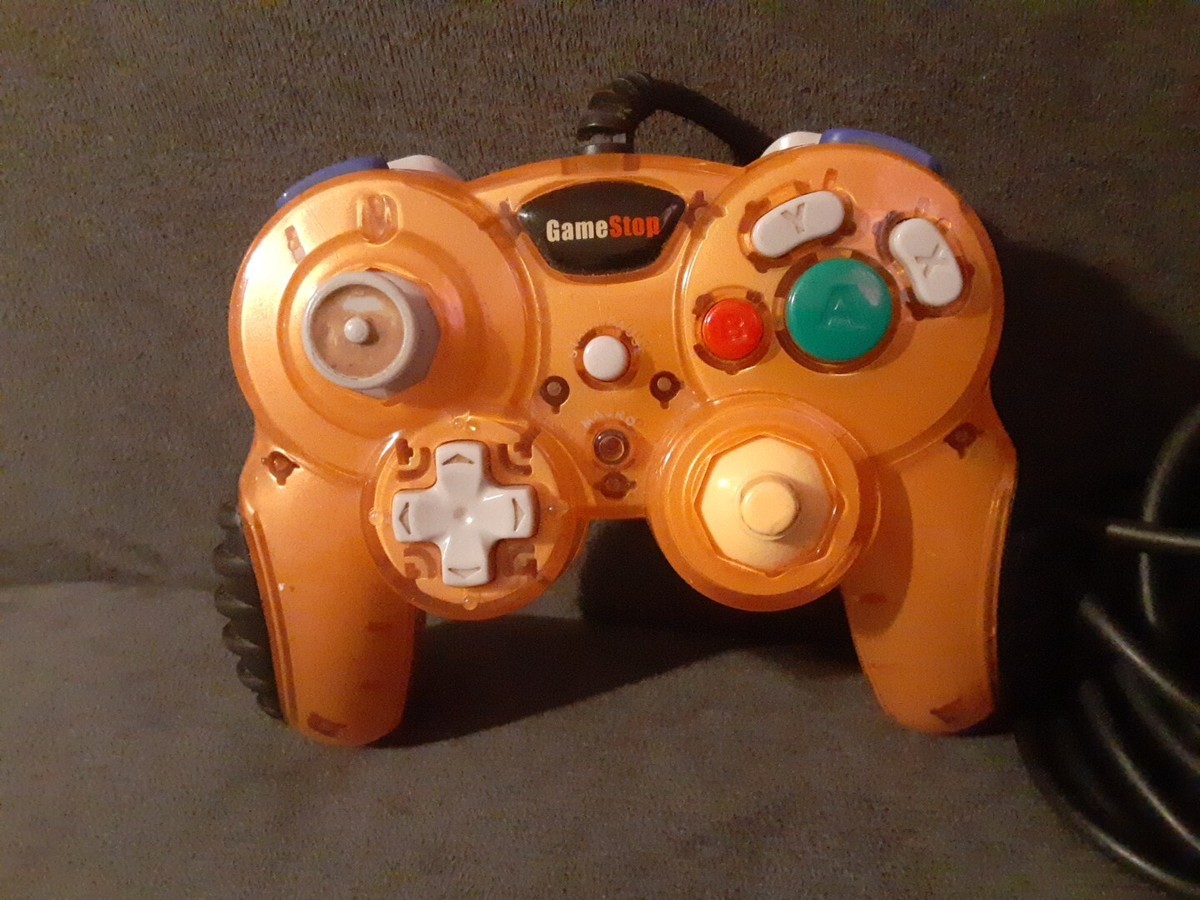 Orange GameStop Madcatz Nintendo GameCube Wired Controller Tested