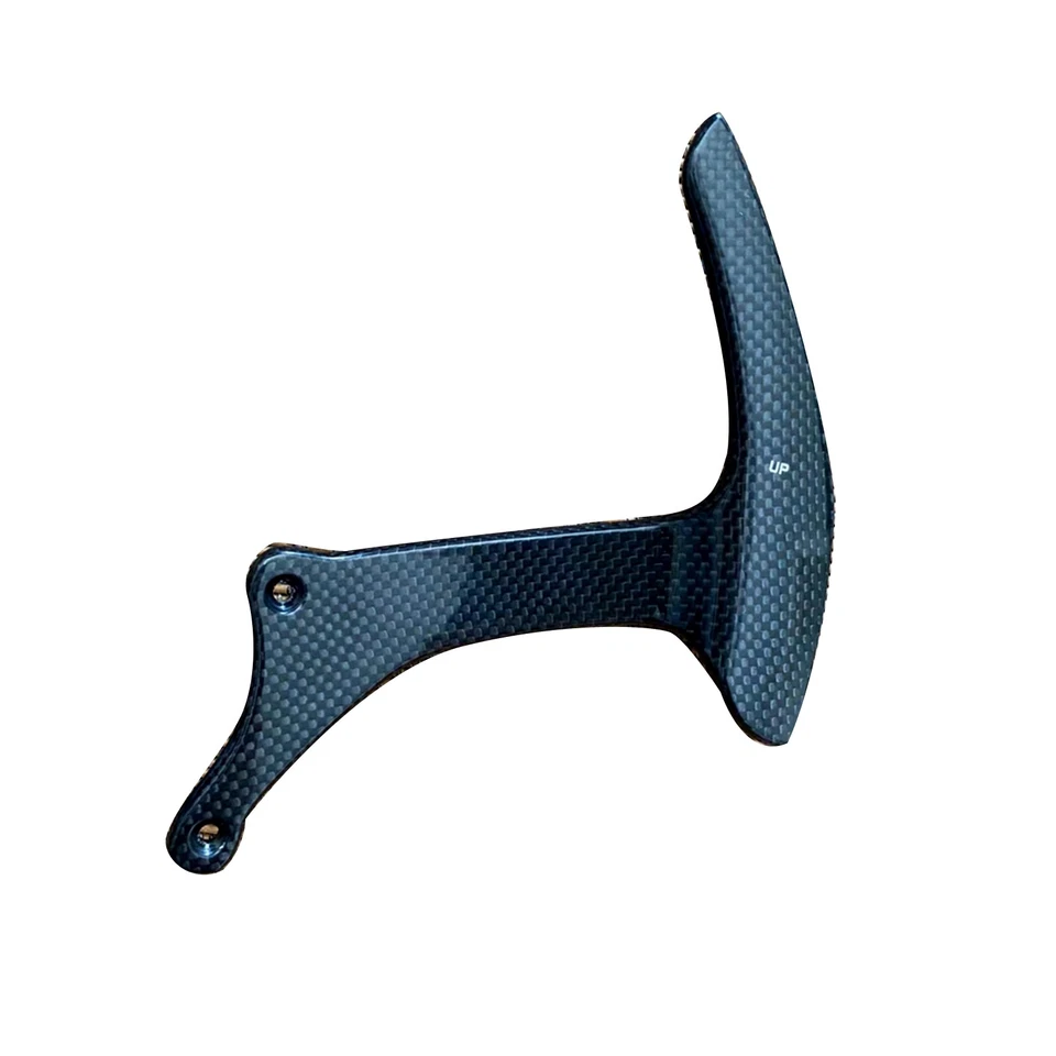 Paletas de cambio de fibra de carbono negras secas para Ferrari F12 Berlinetta 2013-2015 Foto 2 de 4