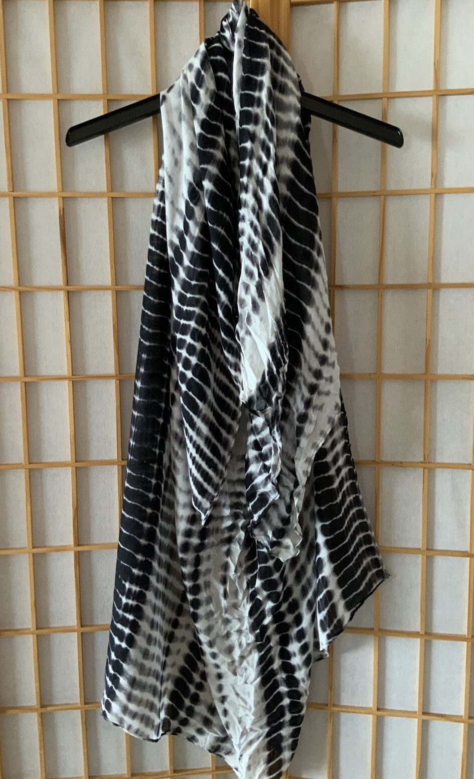 Michael Stars Tie Dye Ruana Scarf Shaw One Size Gem