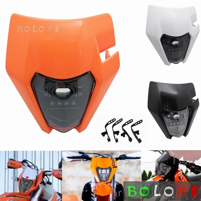 Dirt Bike LED Headlight Kit For KTM EXC XC XCF XCW SX SXF 250 300 350