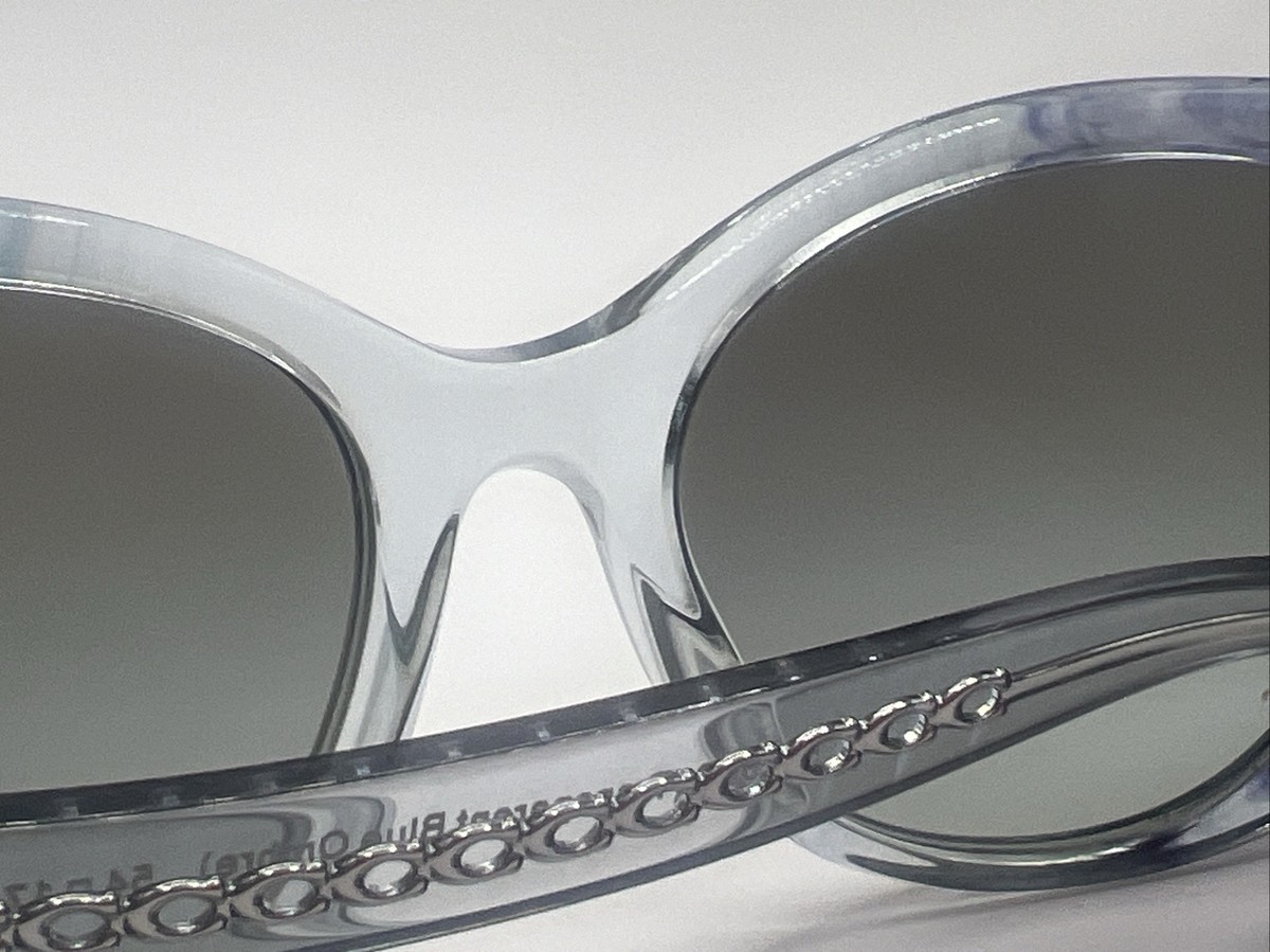 Coach HC8322 C6183 sunglasses transparent blue ombré frame tinted gradient Coach C6183 HC8322 51203B Sunglasses Women main image 2