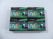 NEW Fujifilm DVC MiniDV Digital Video Cassette Tape 60 Min SP 90 Min LP Lot of 4