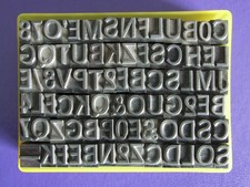 Letterpress Printing Adana SORTS 30pt Grotesque Light All Metal Type Capitals