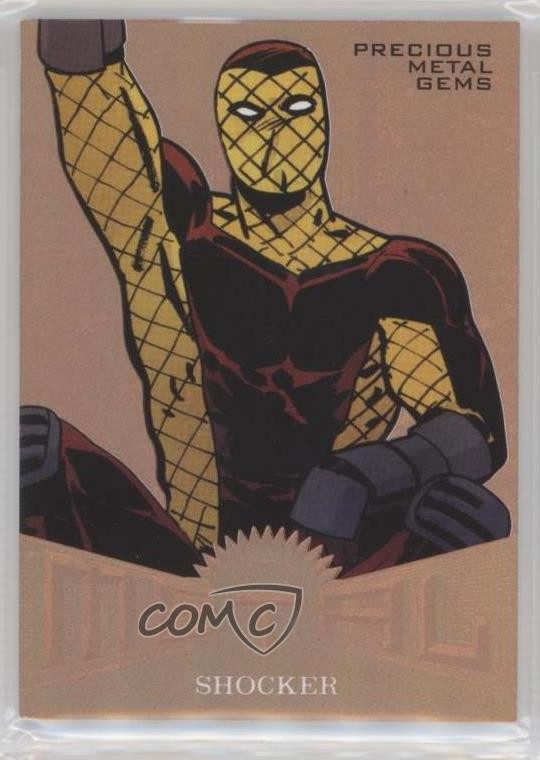 2017 Fleer Ultra Marvel Spider-Man Metal PMG Bronze 70/199 Shocker #MM2 uf7