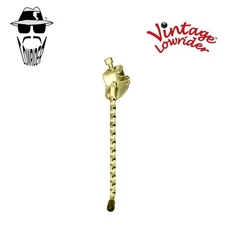 7-1/2 LONG UNIVERSAL VINTAGE LOWRIDER SQUARE TWISTED KICKSTAND IN GOLD