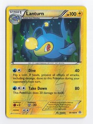 Lanturn 58/160 XY Primal Clash Reverse Holo Uncommon