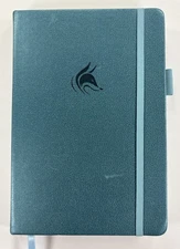 Clever Fox Food Sensitivity Journal Daily Nutrtion Tracker Teal Blue Never Used