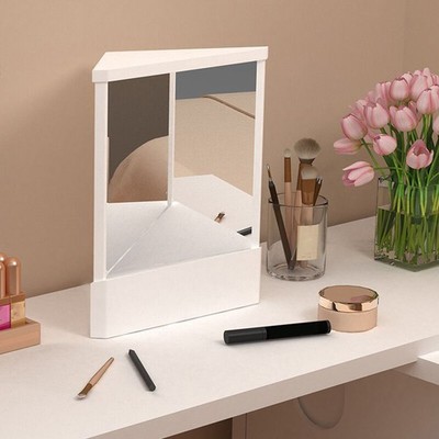 Non Reversing Cosmetic Stand Mirror True Reflection Vanity Makeup Mirror Home